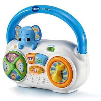 VTech- Baby Radio. Sonajero Activity Interactivo bebé +6 Meses, Color