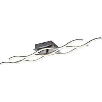 Plafón LED Inteligente LOLAsmart Wave RGBW 88x16 cm Acero con 2790 lm
