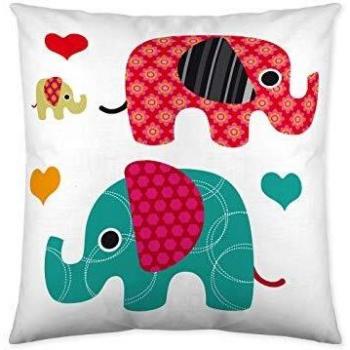 Icehome S2800492 Funda de Cojín Elephant, 60 X 60 Cm