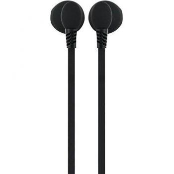 Auricular Estéreo 3.5mm Negro con Conector de 3,5 mm