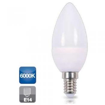 Bombilla de led de vela E14 4W luz fría 6000K 320 lm GSC 2001561