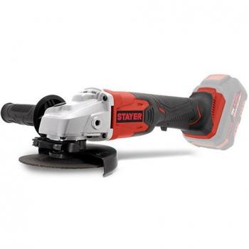 Amoladora angular a batería Stayer AGR L20 115mm (sin batería ni cargador)