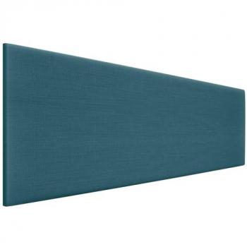 Cabecero de Lino Natural Turquesa 150x50cm Tapizado para Cama Dormitorio Moderno