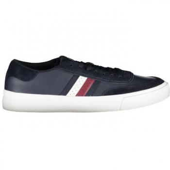 Tommy Hilfiger Men's Cupset RWB Leather Sneakers - Dark Blue FM0FM04975