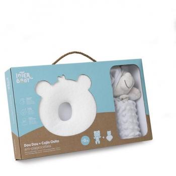 SET COJIN ANTIPLAGOCEFALIA DOU DOU OSITO DE TOPITOS, MARCA INTERBABY