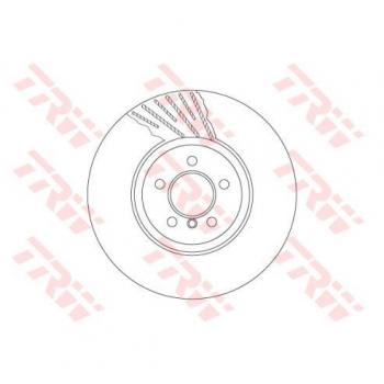 TRW Brake Disc Single Vented