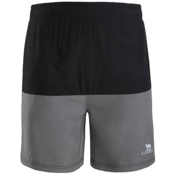 CAMEL Pantalones cortos para hombres corriendo pantalones de entrenamiento de gimnasio de secado rápido cortos atléticos respirables equipados