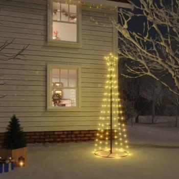 6FT Christmas Cone Tree with 108 Warm White LEDs