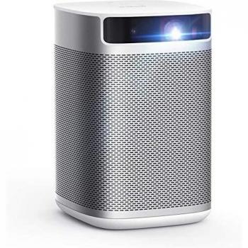 XGIMI MOGO Pro Mini proyector portátil, proyector 1080p nativo compatible con 4K con Android TV 9.0 integrado, altavoz Harman Kardon, interior y exterior, Cine en casa
