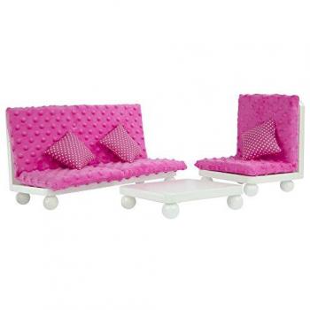 Olivia's Little World - Little Princess 18 Doll Pink Lounge Set - Pink