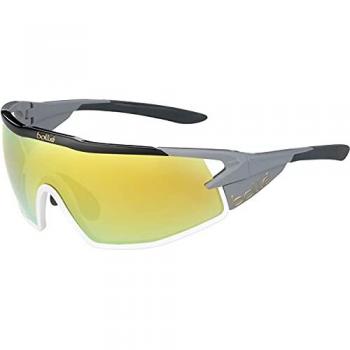 Bolle Unisex Sunglasses B-Rock Pro 12629 Shiny Black Brown Gold One Size
