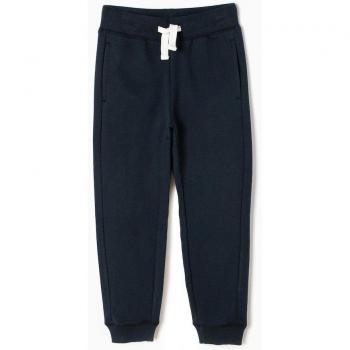 Pantalón deportivo de niño Zippy con cordón de ajuste y bajos de canalé, color azul