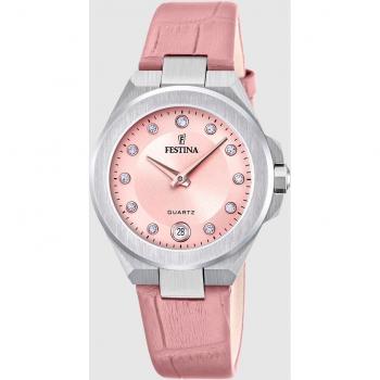Reloj Festina Mademoiselle F20701/2 Rosa Correa De Piel, Mujer