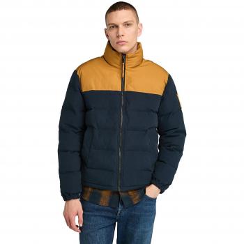 Timberland Welch Mountain Puffer Jacket for Men - Navy Blue, Size XXL, Durable and Casual