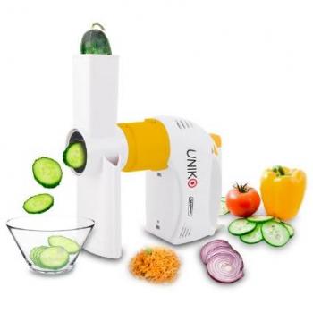 Beper Uniko - Corta-verduras + batidor eléctrico, color blanco