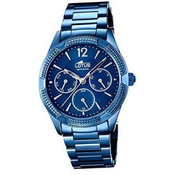 Lotus Trendy 18248/3 - Reloj Mujer Acero Multifunción Azul