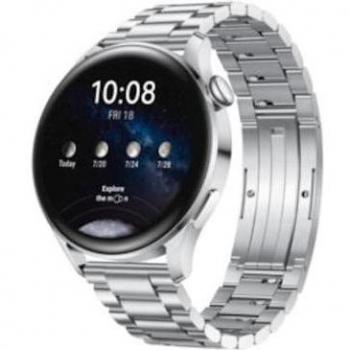 Huawei Watch 3 Elite - Smartwatch de Acero Inoxidable con Funciones Avanzadas GPS