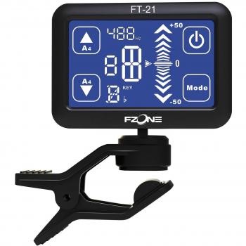 Afinador de pedal de efectos FZONE FT-21 negro