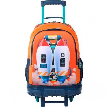 Mochila Totto Cohety infantil con ruedas grande