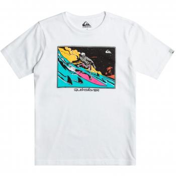 Quiksilver - Camiseta Blanca para Niño - Night Session