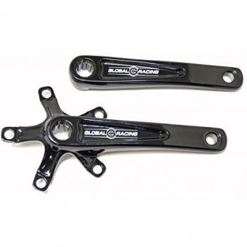 Manivela Global Racing Isis Negro 155 mm