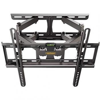 VonHaus Soporte de Pared para TV de 23-56 Pulgadas - Inclinación y montaje giratorio para pantallas compatibles con VESA, capacidad de peso 45kg