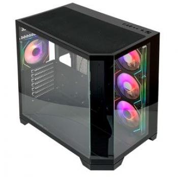 Torre Gaming L-Link Nova ATX Cristal Templado Sin Marco 10 Ventiladores RGB USB 3.0