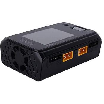 Cargador inteligente ToolkitRC M6D, carga rápida de baterías de litio, doble canal 2CH, DC 500W, 15A, para 1-6S, pantalla de 2.4 pulgadas