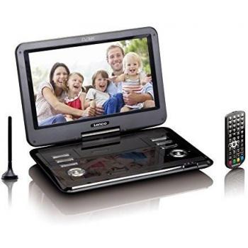 Reproductor de DVD Portátil Lenco DVP-1273 con Pantalla Giratoria