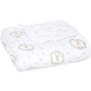 Aden + Anais Muslin Blanket Blushing Bunnies