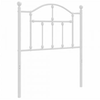 Cabecero de metal blanco 75 cm