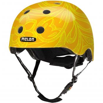 Melon Mellow Yellow Helmet, Yellow, Glossy Finish, Medium, 52-58cm / 20.5-22.75in Head Size