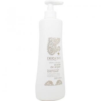 Dernove Leche Corporal con Aceite de Argán 500 ml Pack Duo (Incluye Crema de Manos Lippen 30 ml)