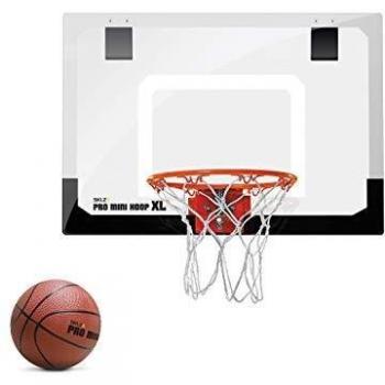 SKLZ Canasta Interior, Basketballkorb Pro Mini Hoop XL, Mehrfarbig, NSK000008, White and Black, XL