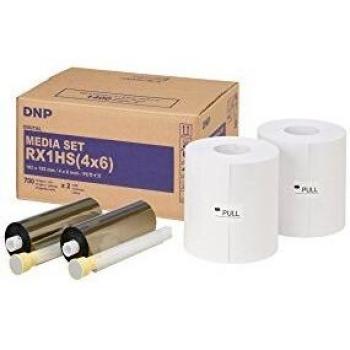 Papel Térmico DNP 10x15cm para Impresora DS-RX1 HS - Pack de 1400 Fotos - Sin Marca en el Reverso