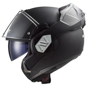 LS2 Casco FF906 Advant Solid Negro Mate - Casco integral, color negro mate, diseño aerodinámico, sistema de ventilación eficiente, interior desmontable y lavable, pantalla anti-rayaduras y UV, cierre de doble an