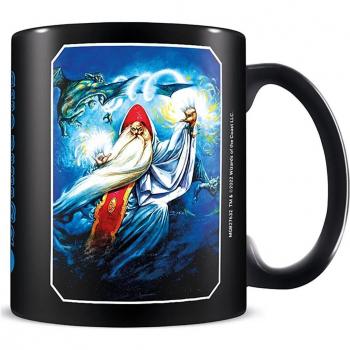 Taza Dungeons & Dragons Mago Cerámica Negra 320 ml