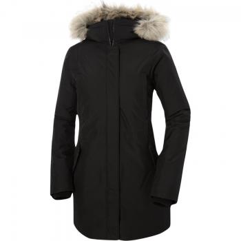 Chaqueta con capucha Helly Hansen Parka Irma PrimaLoft negra mujer - XS