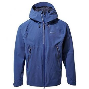 Craghoppers Chaquetas Trelawney para hombre, Hombre, Chaquetas Impermeable Shell, CMW772 UR580, Lapislázuli, XL