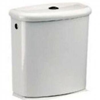 Roca - Cisterna de doble descarga 6/3L para inodoro - Serie Civic, Color Blanco