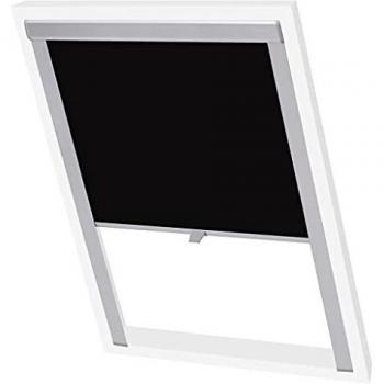 vidaXL Persiana Opaca Enrollable Negra MK08 Cortinas Estores Ventanas Hogar