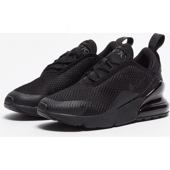 Nike Air Max 270 Childrens Trainers Triple Black 10K unisex