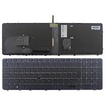 Teclado Compatible para Portátil HP Elitebook 755 G3, 850 G3, 850 G4 y Zbook 15U G3, G4