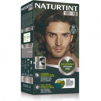Naturtint Men Tinte Coloración Permanente Hombre Cabello Y Barba Sin Amoníaco 5N - Castaño Claro