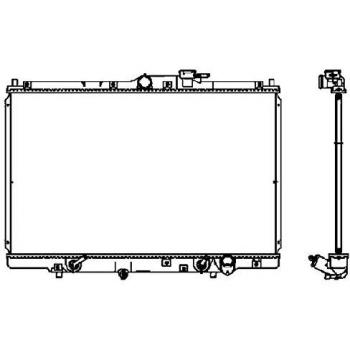 BEHR HELLA SERVICE 8MK 376 718-521 Radiador, refrigeración del motor
