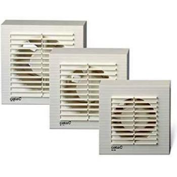 Extractor de Baño Cata B-12 Blanco, 190 m³/h para Muro o Techo