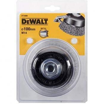 DeWALT 100mm Crimped Wire Cup Brush for Grinder, M14 Connection