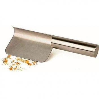 APS 00581 Tabla Crumb Remover, 19 x 4,5 cm, H: acero inoxidable, satinado, pulido, con el borde de 1 cm de acero pulido