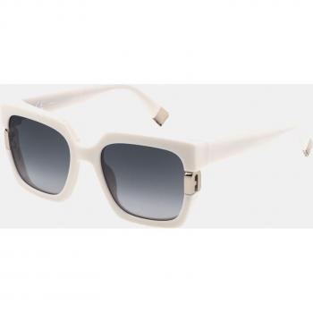 Furla Women's Square Acetate Sunglasses in Cream