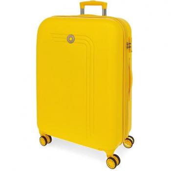 Movom Maleta Mediana Riga Expandible Rígida 70cm Amarillo